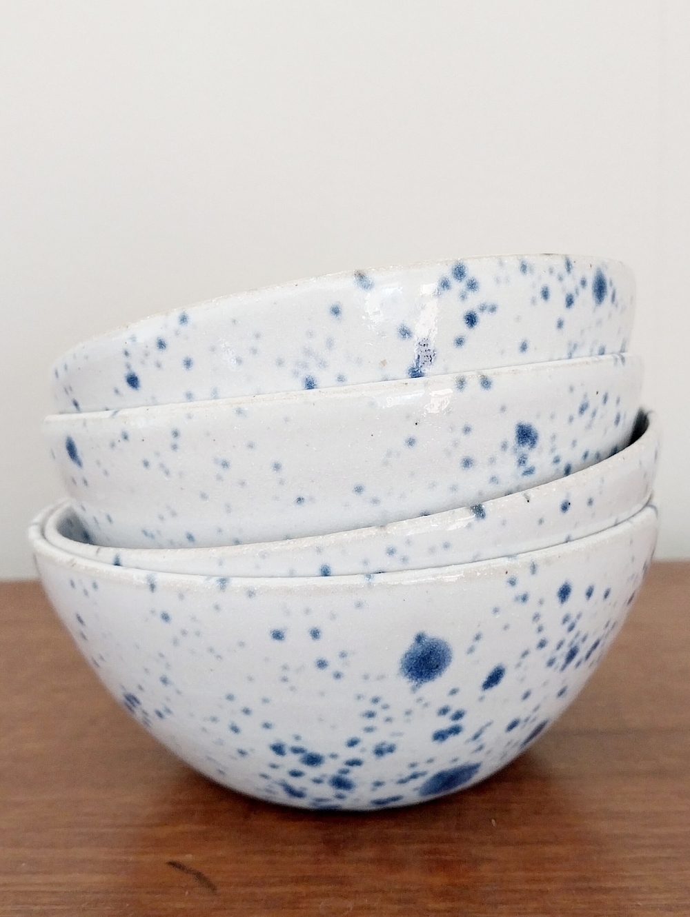 Set Of 4 Seagrove Pottery Prep Bowls - Picture 2 of 7